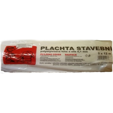 Fólie krycí 5m x 12m pevná