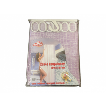 Závěs koupelna vzor 180x200