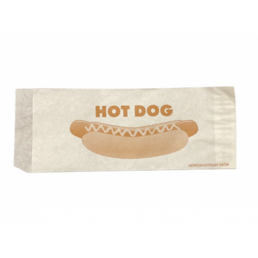 Sáčky na HOT DOG 8x21cm