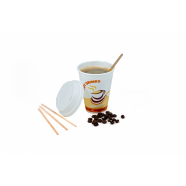 Míchátko na kávu ze dřeva