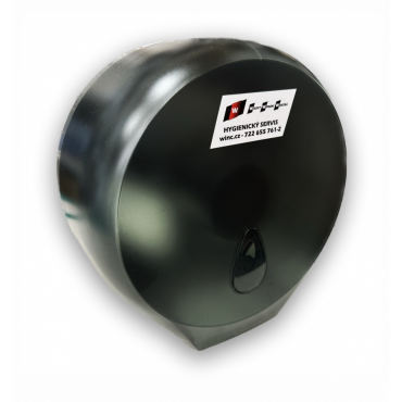 Zásobník Toaletní papír Jumbo 19-24cm černý