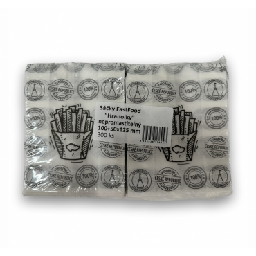 Sáčky na hranolky10+5x12,5cm