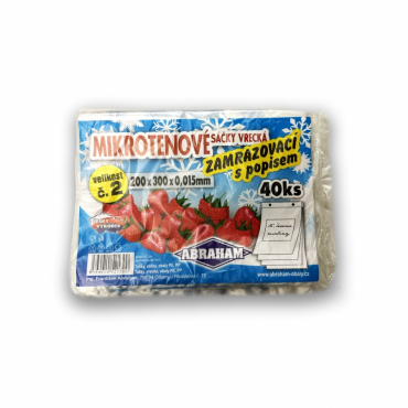 Sáčky do mrazáku 20x30cm ČIRÉ 2L