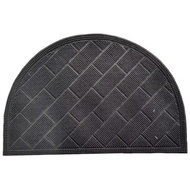 Rohož 40x60cm PŮLKRUH ČERNÁ