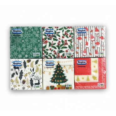 Ubrousky vánoce 1 vrstvé