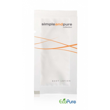 Hotel-Tělové mléko v sáčku 10ml Simple and Pure