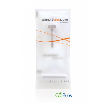 Hotel-Sada na holení v sáčku Simple and Pure