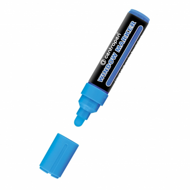 Křídový popisovač Window modrý