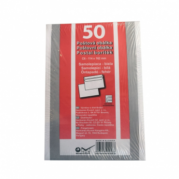 Poštovní obálka C6