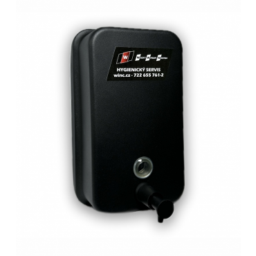 W-Zásobník tekuté mýdlo kov černý