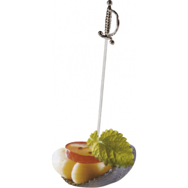 Bodec MEČ stříbrný 80mm