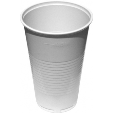 Kelímek bílý 0,5L