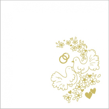 Ubrousky AIRLAID svatební