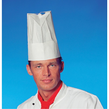 Kuchařská čepice, vysoká