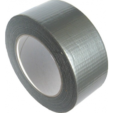 Páska lepicí s tkaninou stříbrná