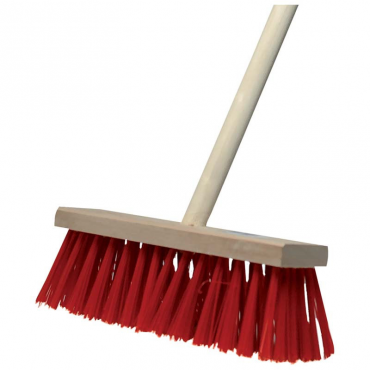 Koště silniční PET červený